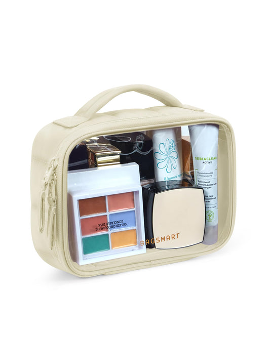 BAGSMART Clear TSA-Approved Toiletry Bag