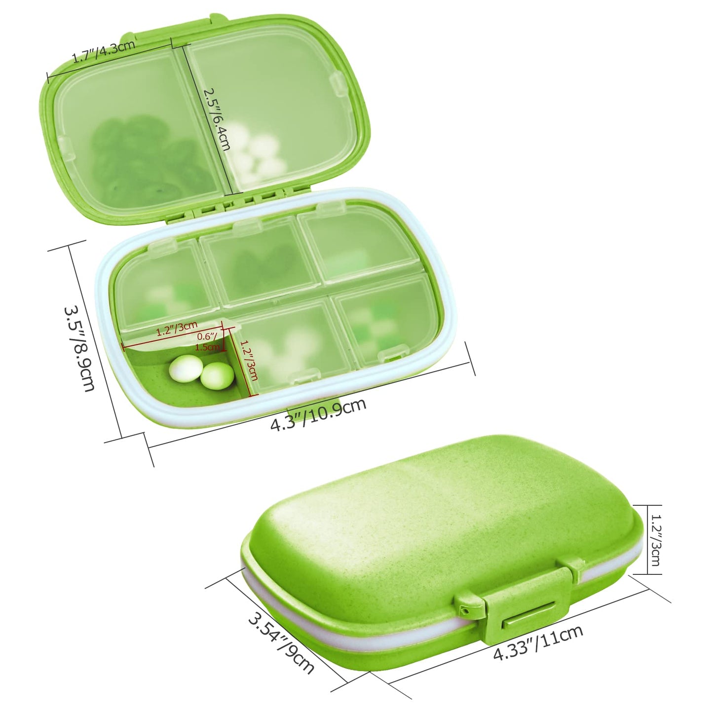 Travel Pill Organizer