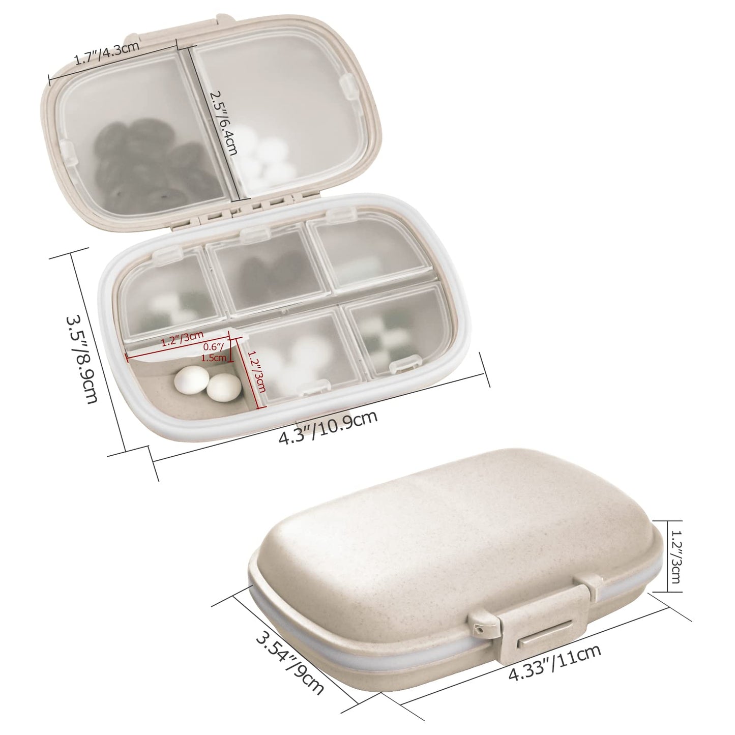 Travel Pill Organizer