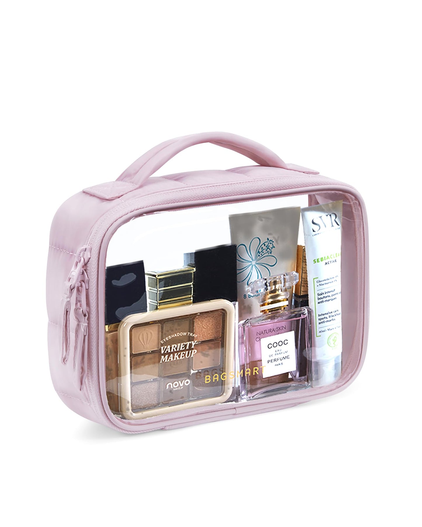 BAGSMART Clear TSA-Approved Toiletry Bag