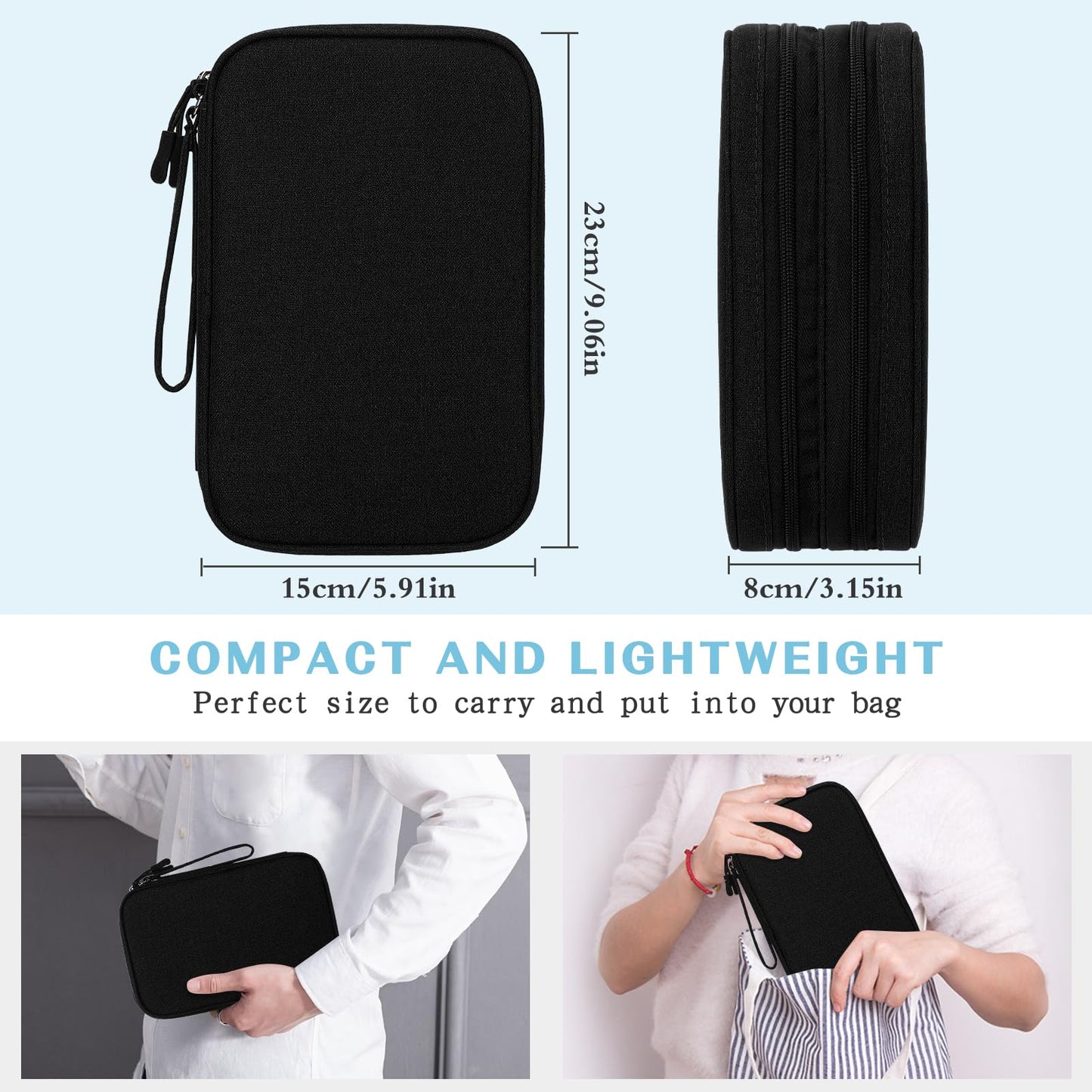 FYY Travel Cable Organizer Pouch