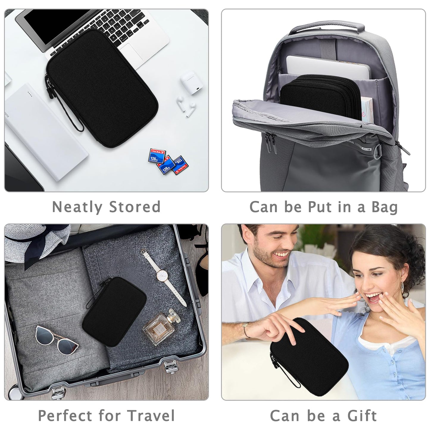 FYY Travel Cable Organizer Pouch