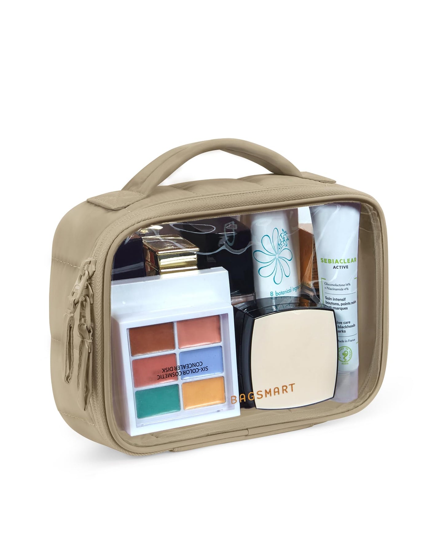 BAGSMART Clear TSA-Approved Toiletry Bag